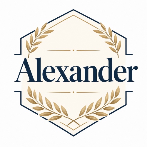 Tasse »Alexander« mit Lorbeer-Design