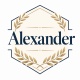 Tasse »Alexander« mit Lorbeer-Design