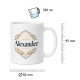 Tasse »Alexander« mit Lorbeer-Design