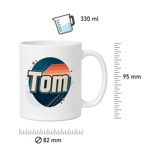 Tasse »Tom Retro Design«