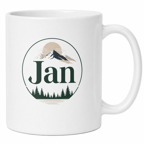 Tasse »Jan mit Bergen & Wald«