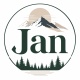 Tasse »Jan mit Bergen & Wald«