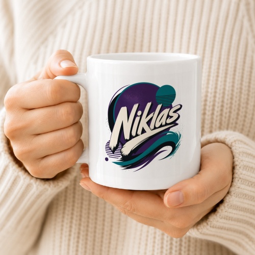 Tasse »Niklas Retro Design«
