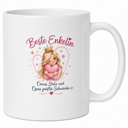 Tasse »Beste Enkelin – Omas Stolz, Opas...
