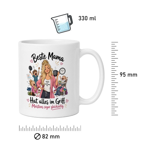 Tasse »Beste Mama – Hat alles im Griff«