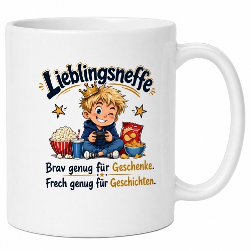Tasse »Lieblingsneffe – Brav genug für...