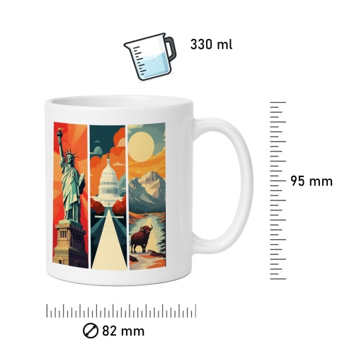 Tasse »Panorama United States«