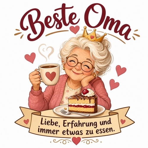 Tasse »Beste Oma – Liebe, Erfahrung und immer...