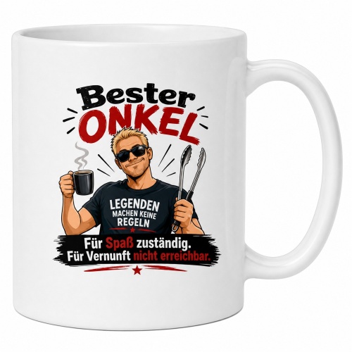Tasse »Bester Onkel – Für Spaß...