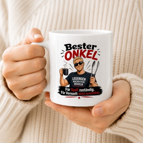 Tasse »Bester Onkel – Für Spaß zuständig«