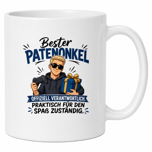 Tasse »Bester Patenonkel – Offiziell...