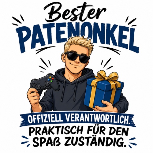 Tasse »Bester Patenonkel – Offiziell...