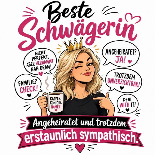 Tasse »Beste Schwägerin – erstaunlich...