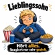 Tasse »Lieblingssohn – Hört alles. Reagiert nur gezielt.«