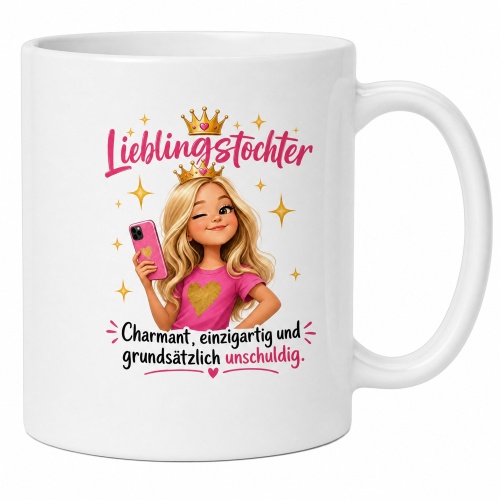Tasse »Lieblingstochter – Charmant,...