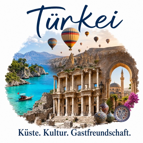 Tasse »Türkei – Küste. Kultur....
