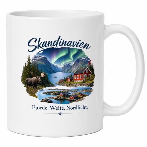 Tasse »Skandinavien – Fjorde. Weite....