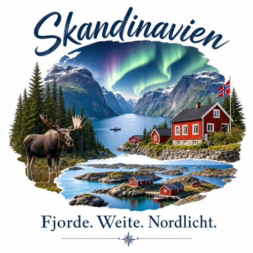 Tasse »Skandinavien – Fjorde. Weite....