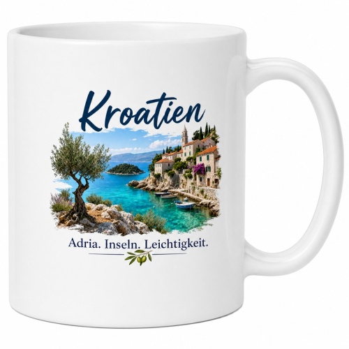 Tasse »Kroatien – Adria. Inseln....