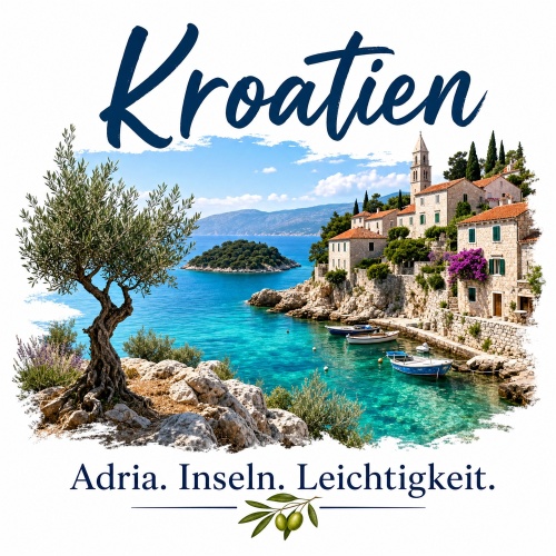 Tasse »Kroatien – Adria. Inseln....