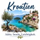 Tasse »Kroatien – Adria. Inseln. Leichtigkeit.«