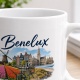 Tasse »Benelux – Grachten. Küste. Lebensart.«