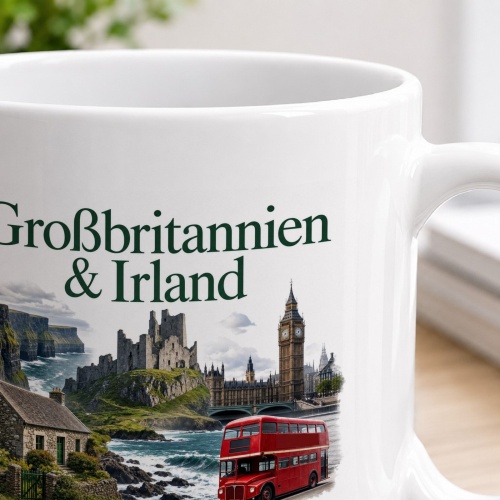 Tasse »Großbritannien & Irland – Geschichte. Küste. Charakter.«