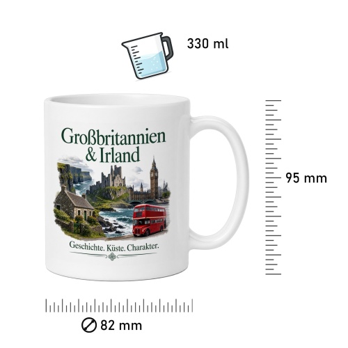 Tasse »Großbritannien & Irland – Geschichte. Küste. Charakter.«