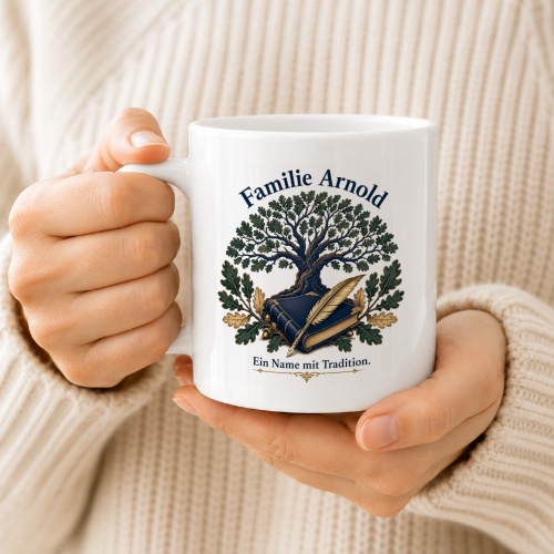 Tasse »Familie Arnold – Ein Name mit Tradition«