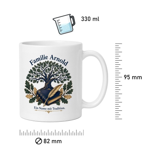 Tasse »Familie Arnold – Ein Name mit Tradition«