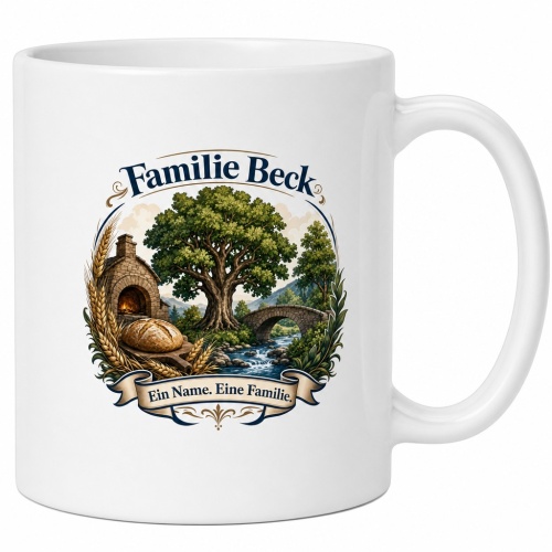 Tasse »Familie Beck – Ein Name. Eine...