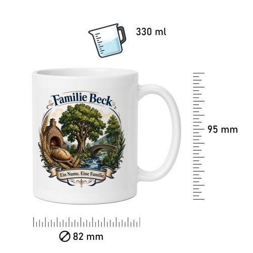 Tasse »Familie Beck – Ein Name. Eine Familie.«