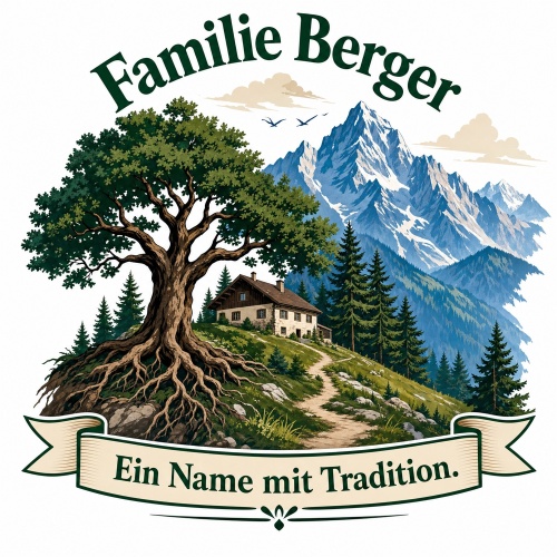 Tasse »Familie Berger – Ein Name mit...
