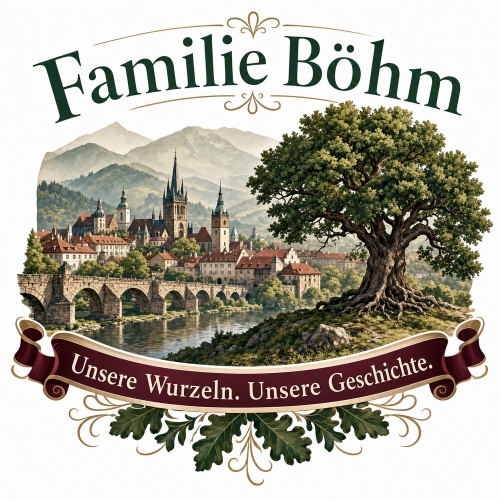 Tasse »Familie Böhm – Unsere Wurzeln....