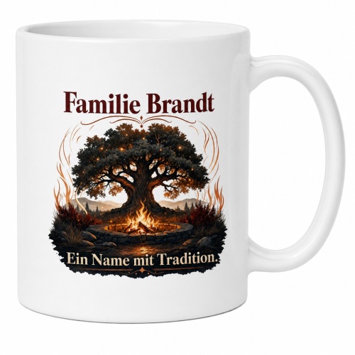 Tasse »Familie Brandt – Ein Name mit...