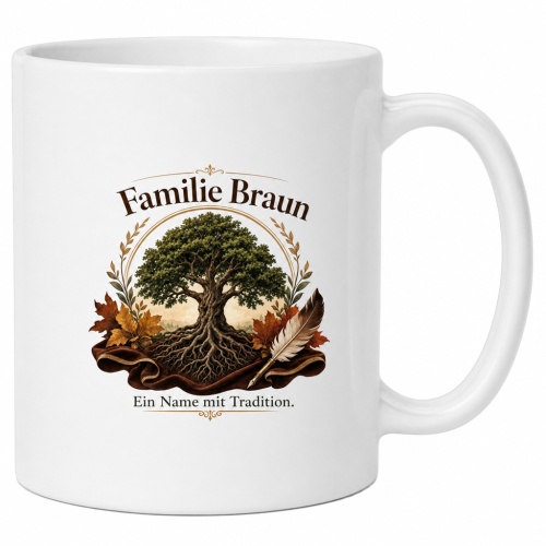 Tasse »Familie Braun – Ein Name mit...