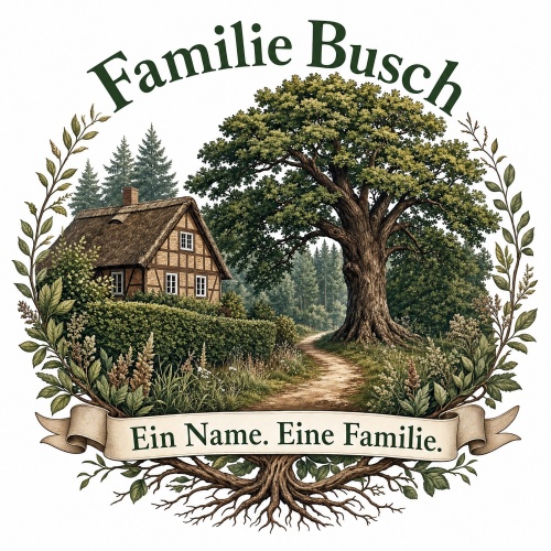 Tasse »Familie Busch – Ein Name. Eine...
