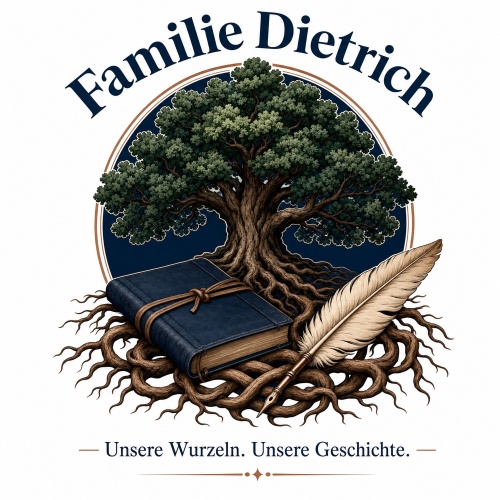 Tasse »Familie Dietrich – Unsere Wurzeln....