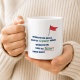 Tasse »Wünsche dir nicht, dass es einfacher wäre…«