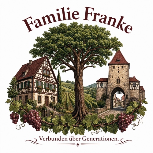 Tasse »Familie Franke – Verbunden über...