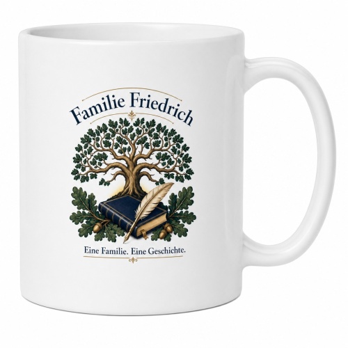 Tasse »Familie Friedrich – Eine Familie. Eine...