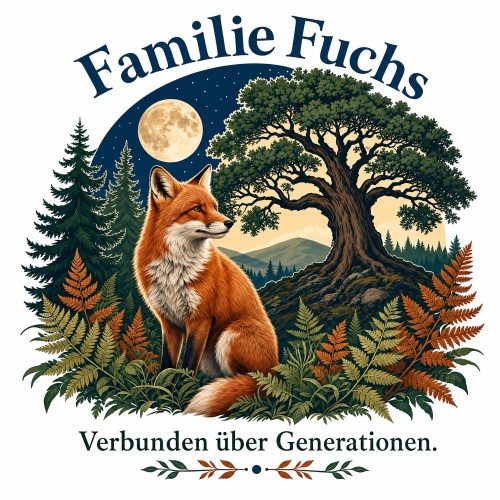 Tasse »Familie Fuchs – Verbunden über...