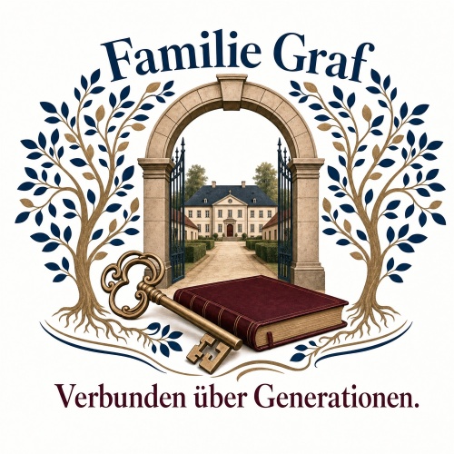 Tasse »Familie Graf – Verbunden über...