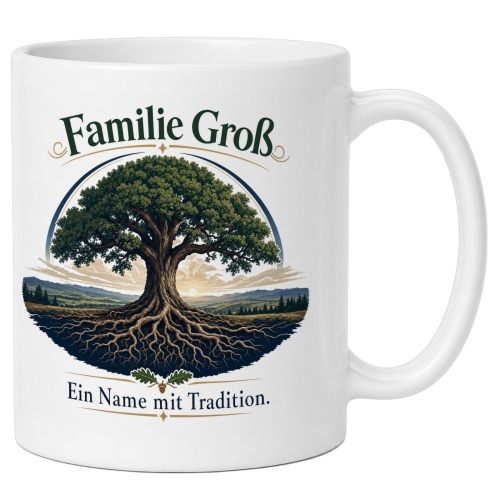 Tasse »Familie Groß – Ein Name mit...
