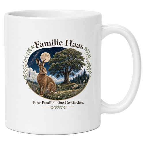Tasse »Familie Haas – Eine Familie. Eine...