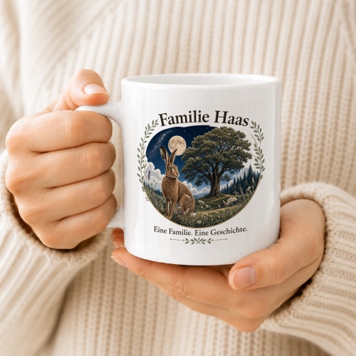Tasse »Familie Haas – Eine Familie. Eine Geschichte.«