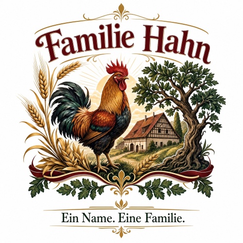 Tasse »Familie Hahn – Ein Name. Eine...