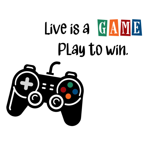 Tasse »Live is a GAME – Play to win«