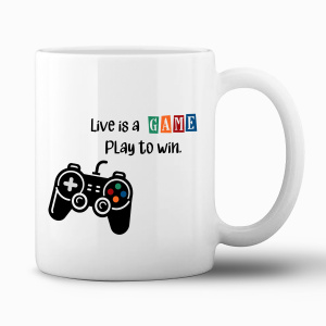 Tasse "Live is a game"