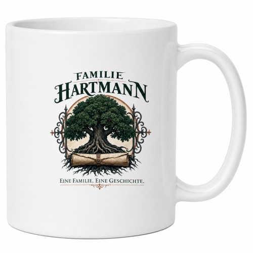 Tasse »Familie Hartmann – Eine Familie. Eine...